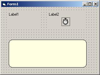 VB Form With Shape and Timer To configure the shape, select it and then enter the following data in the Properties window.