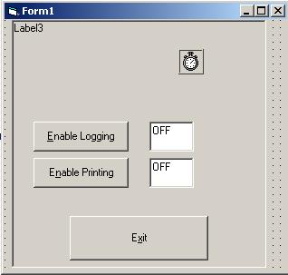 VB Form With Exit Button To configure the label, select it and then enter the following data in the Properties window.