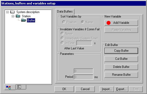 7. Press the Add Variable button for adding of a variable. 8. Select the Variable level. 9. Set Variable s properties.