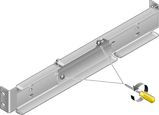 Adjustable rail screws FIGURE 3-15 Adjustable Rail Screws 3.