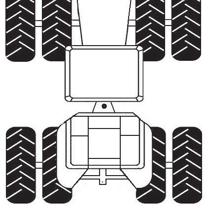Figure 23 Antenna Height Above Ground Antenna Height To set antenna distance to fixed axle: 1. Place the tractor on a flat, level surface. 2. Measure the distance from the fixed axle to the center of the GPS receiver.