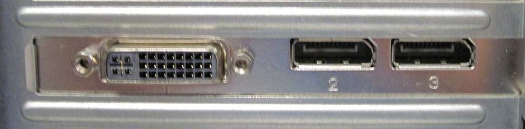 Connecting to all three video ports at the same time will result in non-functioning video output from the Nvidia GPU video card.) The HP Z800 includes one Display-Port-to-DVI adapter.