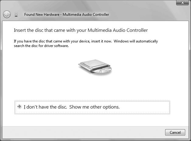 Please follow the exact steps one more time, this time to install the ESI Audio device.