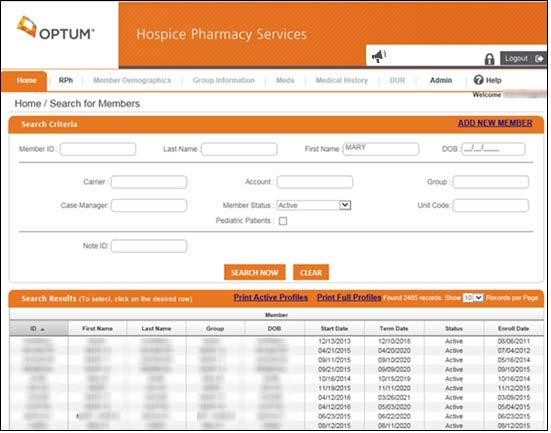 Patient Search/Edit/Discharge Once logged into HospiDirect, user will have access to functions based on permissions level. Only one user at a time may update a patient s data.