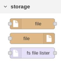 3. To confirm the node was installed search under the storage section of the node to find the node fs file lister as shown
