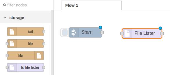 5. Double click on the node to edit. In the editor, under the Name field, enter the name Start. Click on the Done button to save the changes. 6.