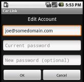 Account Settings The Account Settings screen is where you will be able to edit your accounts email address or change your account password.