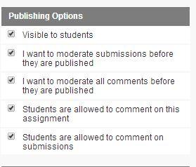 Students are Allowed to Comment on Submissions Instructors can allow or restrict a student s ability to comment on each other s submissions.