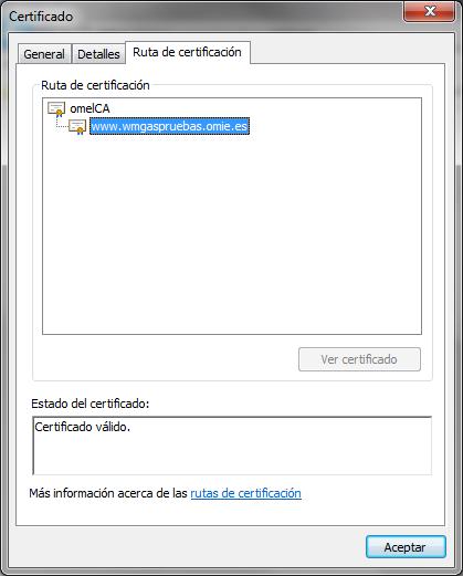 In the next window, open the third tab (Certification path).