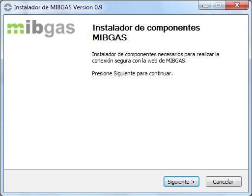 3 USING THE CLIENT WORKSTATION INSTALLER The installer provided by MIBGAS enables the installation process to be performed automatically, reducing the number of manual steps that need to be taken.