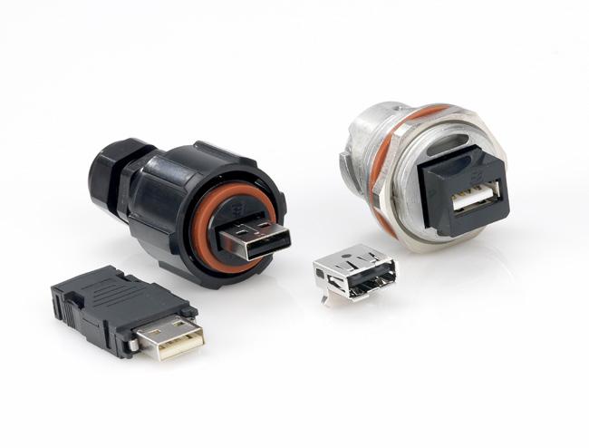 With the introduction of a new IP20 series of industrial USB connectors that feature an integrated locking mechanism with audible and tactile feedback, TE offers an excellent interconnect solution