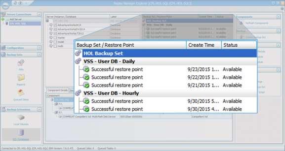 3.1.3 Run a backup set Any backup set, regardless of whether or not it has a schedule, can be