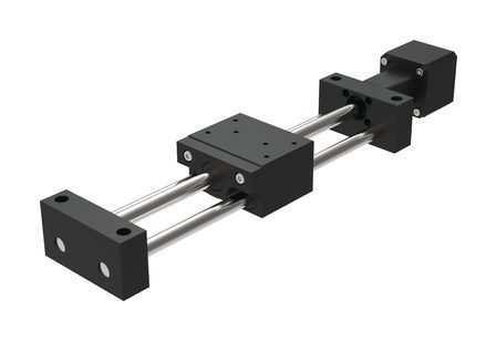 economy L3510 Material Black anodised aluminium body (6061). Hardened linear guideways, stainless steel Acme lead screw (with internally lubricated anti-backlash nut).