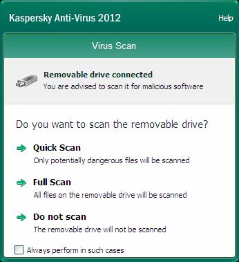 Pop-up messages are displayed by Kaspersky Anti-Virus 2012 in order to inform you of events that do not require you to select an action.