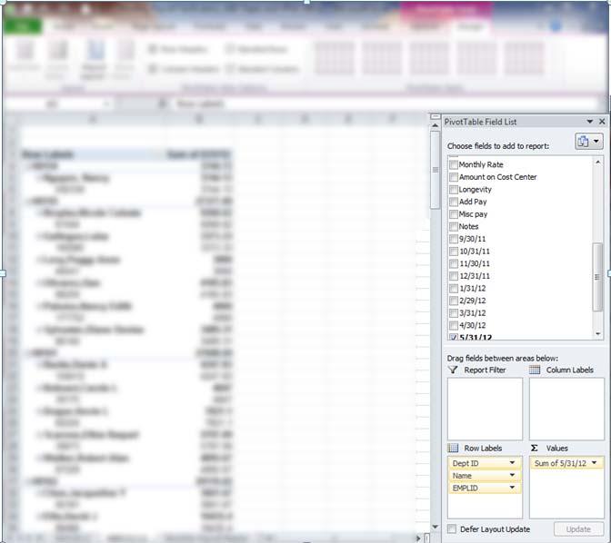 a. You will now add your PivotTable fields.