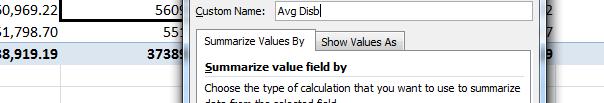 Value Field number format to