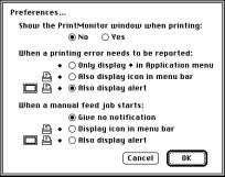 Multipurpose Feeder Tip Occasionally, in a Macintosh environment if media is in the multipurpose feeder, the system s Print Monitor sends a prompt message to put paper into the manual feed tray and