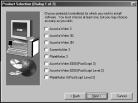 Fig. 4.1 Select Your Printer Model(s) b. Select your application version and click Next. Note: If you are not using a listed application for Windows 95 and 98, select Next and go to step 3.d. For NT 4x, select None and Next and go to step 3.