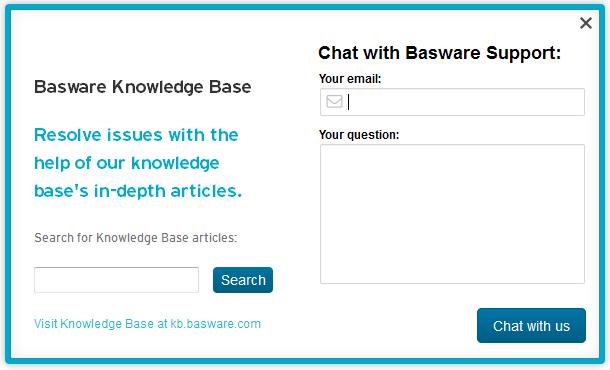 5 Contact Basware Support If you cannot find the information you are looking for in this document, please contact Basware Support.
