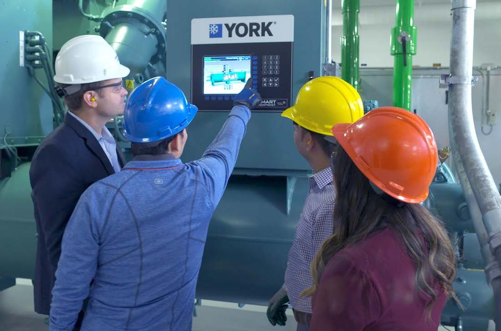 Dramatically Lower Ownership Costs To maximize value, the YORK YZ design has been specifically optimized for use with a new, low-gwp refrigerant.