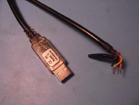Figure 5 - FTDI Chip USB-RS485-WE-5000-BT USB to RS485 Cable, Installed with ACL3200 Controller Note that