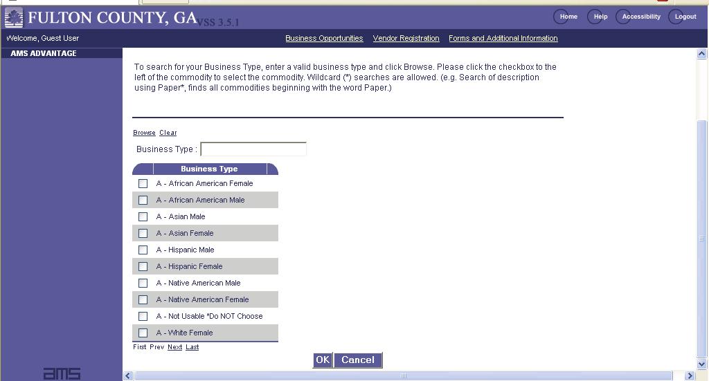 3. Select only one Ethnic Type of owner if known, by selecting the appropriate box. Click Next 4.