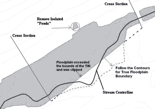 Watershed: Lake Barcroft and Fairview Lake, both on Holmes Run. No bathymetric data was available for these reservoirs, so defining them with cross sections was not possible.