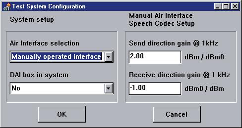 is controlled by the software via the IEEE 488 interface. The air interfaces that can be controlled remotely are HP-8922, CMD-55 and CMU-200.