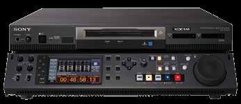 A Jog/Shuttle dial makes for a very smooth motion picture. In the event of network trouble, users can play out a video program from Professional Disc directly, via front panel operation in Local mode.
