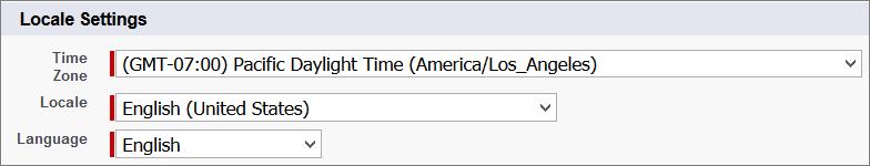 Shift s Start Date and Time (on the Job Calendar or Job Listing) A Salesforce email displays the saved Shift s Start Date and Time Time Zone Displayed The time zone specified in the user s Salesforce