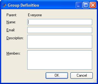 Manually Managing User Groups Creating a New Group If you decide not to use the Synchronize Users tool within the Administration Tool, then you can manually create Users and Groups.