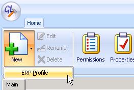 ERP Connection Profiles A profile can be made up of multiple Connections. This is why the ERP Wizard allows you to create a new Connection or make use of an already existing one.