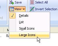 The right-hand pane of the Administration Tool displays the contents of the selected item from the left-hand pane.