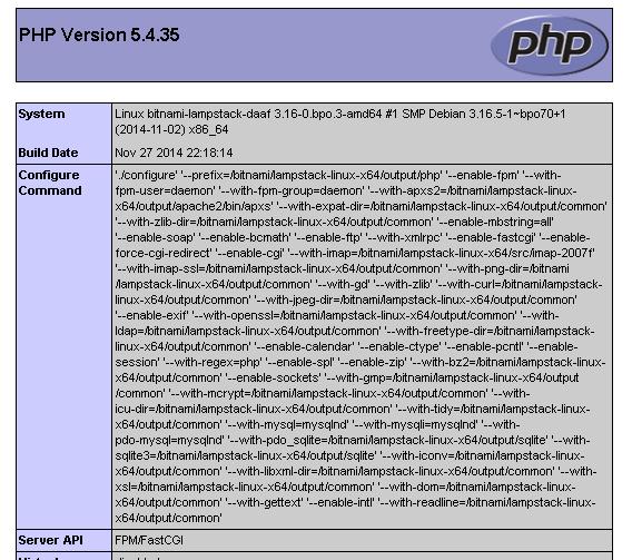 phpinf.php script that shws the current PHP cnfiguratin and is typically used t check that PHP was installed crrectly. In rder t be able t access it, fllw these steps belw: Cpy the phpinf.