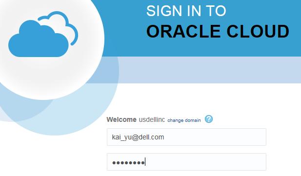 Oracle Database Cloud-DBaaS Quick start Sign in Oracle cloud service : http://cloud.