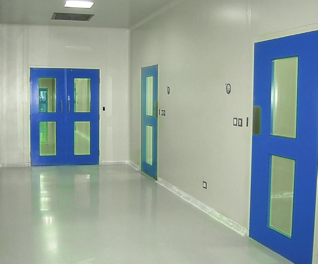 Pre-Engineered, Pre-Fabricated and Pre-Tested Solutions Dismantleable Wall & Ceilings The modular cleanroom wall, ceiling, door and window systems are pre-engineered and tested to exacting standards