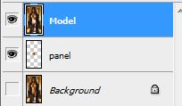 age. i. Double click the name layer 1 to rename this layer to panel do the same for the main image (called background copy ) to model j.
