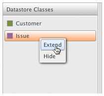 Add code to the customers datasource s On Current Element Change event. In this code, you query the closed and open issues for the customer.