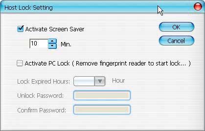 Select Activate Screen Saver to enable screen saver. 3. Use the arrows to set the amount of idle minutes before the PC launches into the screen saver.