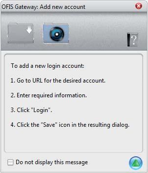 After clicking, your web account will be saved and displayed in the submenu as a command. The web account will login automatically after you click on this command.