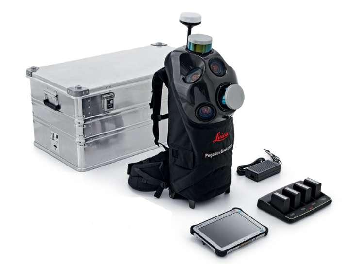 Leica Pegasus: Backpack System Overview Key Points Lidar & Imagery data collection Position agnostic indoor and outdoor positioning Additional sensors available