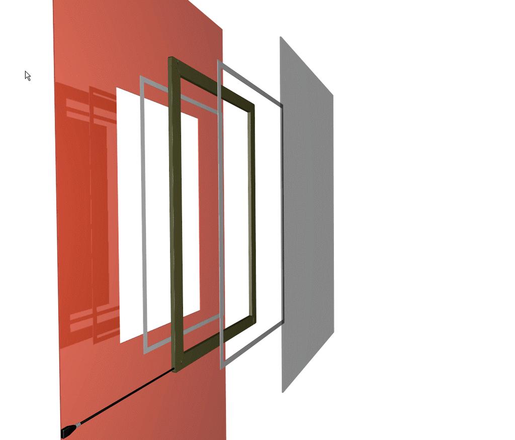 Interior Exploded View of Wavelength Series "A" in a Kiosk/Panel-Mounted Kiosk Interior VHB