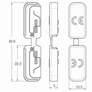 188 Regional Circuit Breakers Bus Bar Accessory Approximate Dimensions Note: Dimensions are shown in millimeters. Dimensions are not intended for manufacturing purposes. 7 mm (0.27 ) 4.3 mm (0.