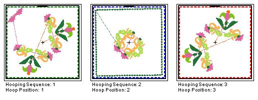 The following information is included showing the objects in each hooping. 5 Click Print. Try this!