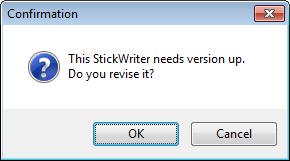 2.4 Upgrade Version If you connect the StickWriter with old version of GUI before, the upgrade tool starts when you launch this latest version