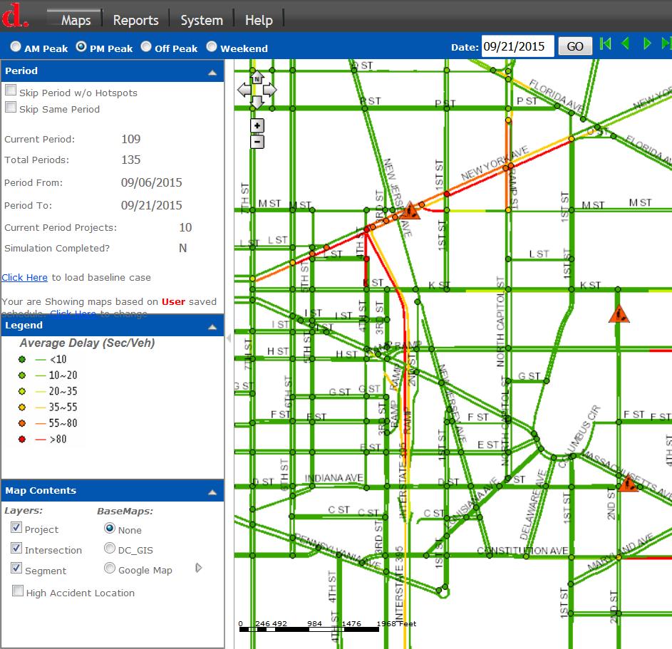 The Approach: Traffic Analysis Tool Delay Maps