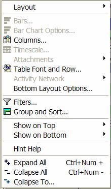 In the Activities window, choose the Layout Options Bar. 2. Choose Layout then Open. 3.