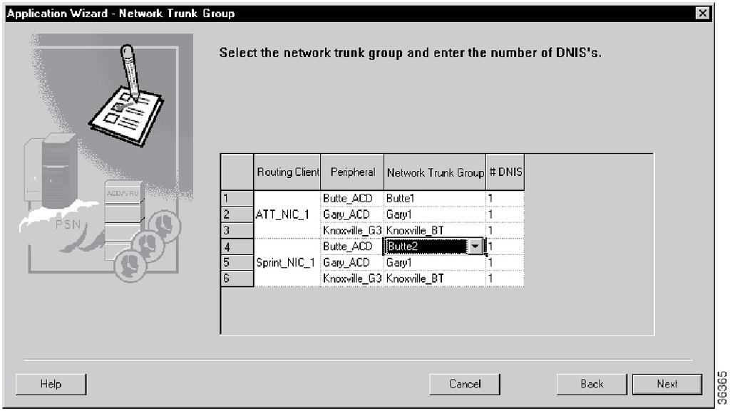 The number of network trunk groups to be targeted at each peripheral. Step 6 Click Next.