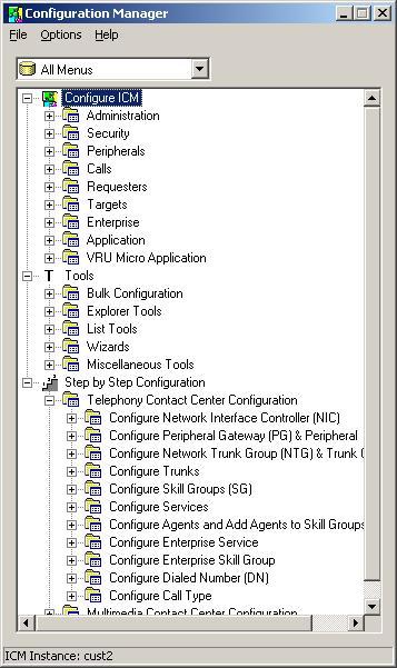 Chapter 3: The Configuration Manager Online Help Figure 7: Configuration Manager Online Help For information about any Configuration Manager tools, menu options, or other interface features, refer to