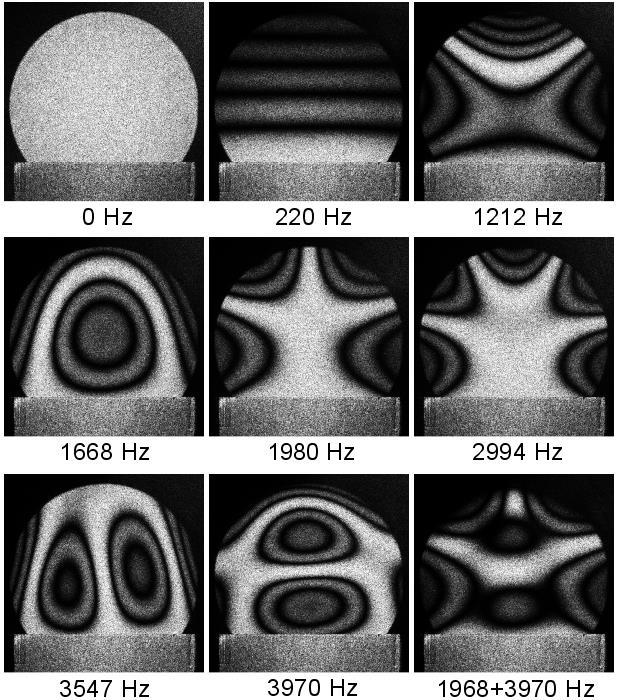 Time Averaged Digital Holography vibrating membrane [Demoli N (2006)